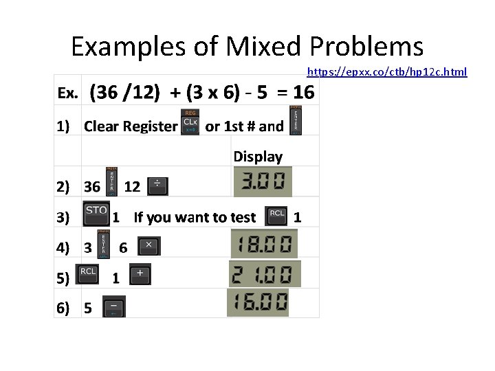 Examples of Mixed Problems https: //epxx. co/ctb/hp 12 c. html 