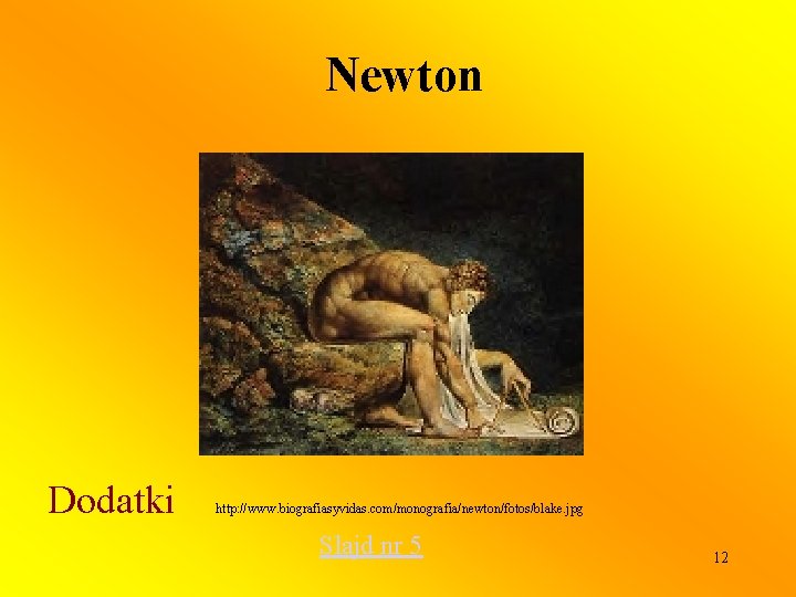 Newton Dodatki http: //www. biografiasyvidas. com/monografia/newton/fotos/blake. jpg Slajd nr 5 12 