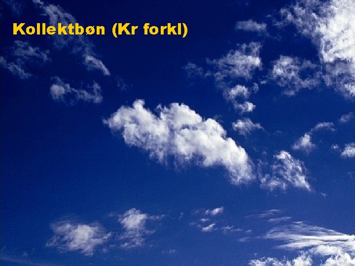 Kollektbøn (Kr forkl) 