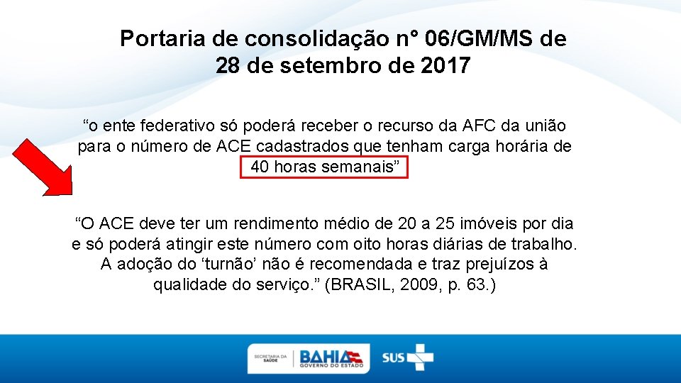 Portaria de consolidação n° 06/GM/MS de 28 de setembro de 2017 “o ente federativo