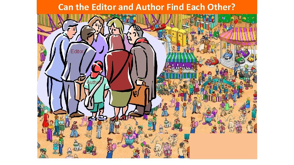 Can the Editor and Author Find Each Other? Editor Author 