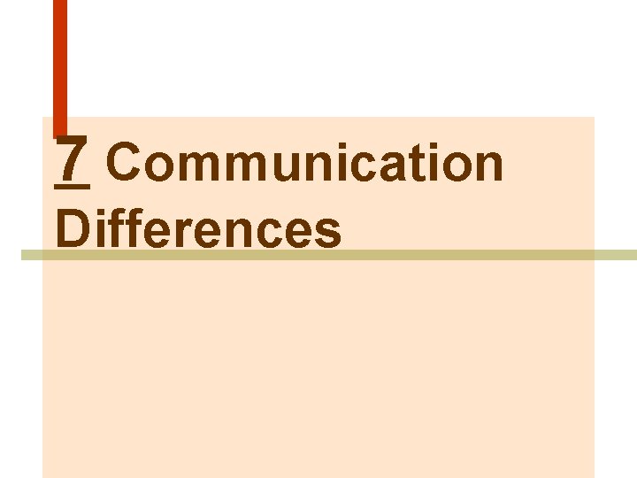 7 Communication Differences 