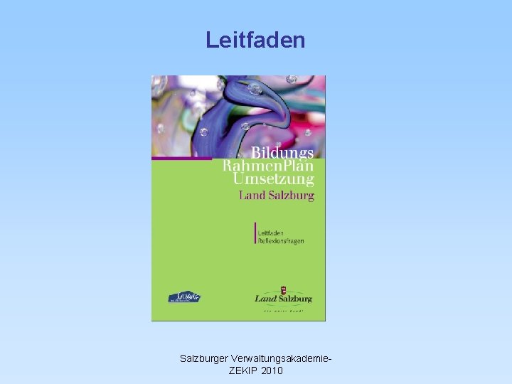 Leitfaden Salzburger Verwaltungsakademie. ZEKIP 2010 