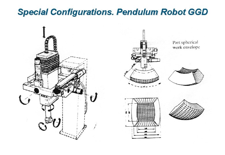 Special Configurations. Pendulum Robot GGD 