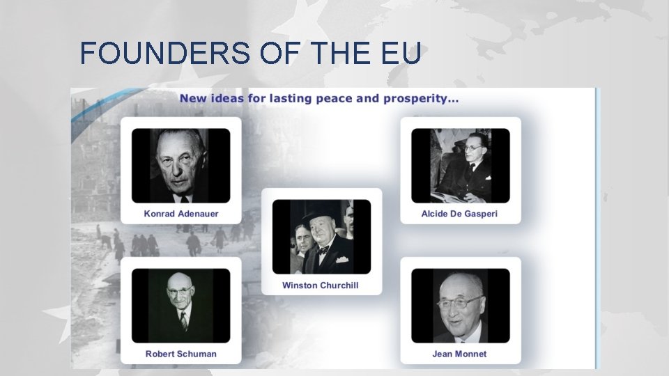 FOUNDERS OF THE EU 