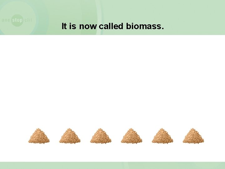 It is now called biomass. 