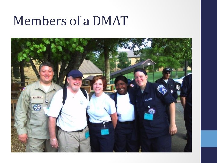 Members of a DMAT 