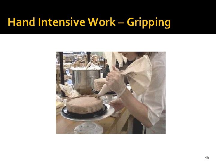 Hand Intensive Work – Gripping 45 
