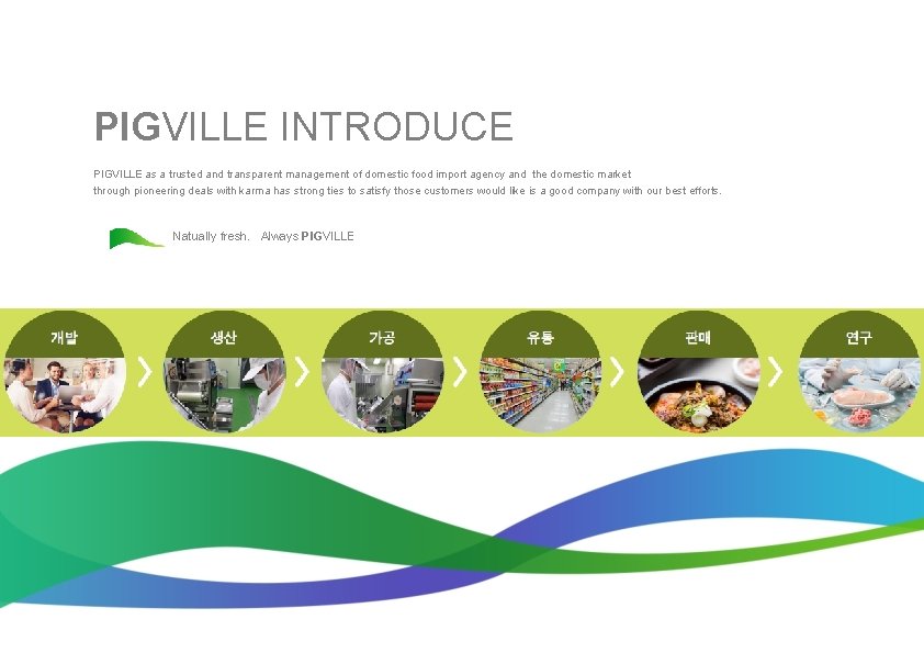 PIGVILLE INTRODUCE PIGVILLE as a trusted and transparent management of domestic food import agency
