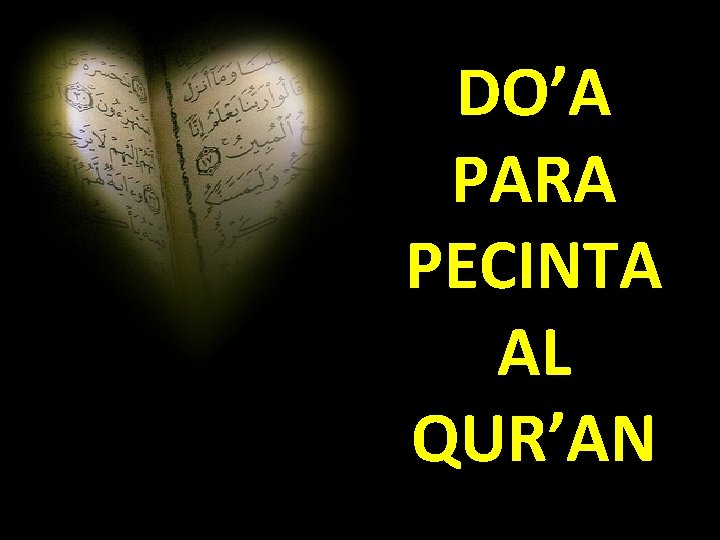 DO’A PARA PECINTA AL QUR’AN 