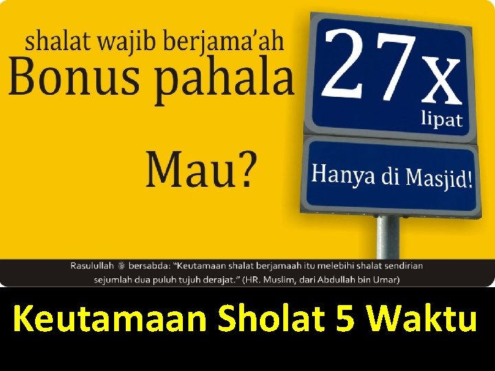 Keutamaan Sholat 5 Waktu 