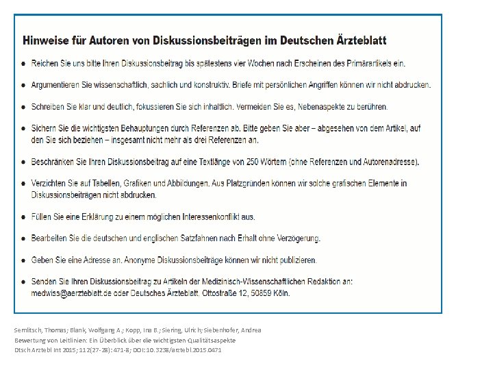 Semlitsch, Thomas; Blank, Wolfgang A. ; Kopp, Ina B. ; Siering, Ulrich; Siebenhofer, Andrea