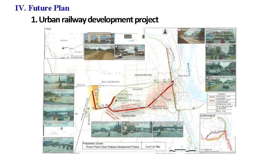 IV. Future Plan 1. Urban railway development project 