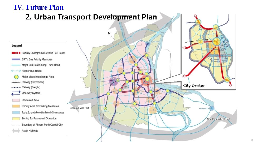 IV. Future Plan 2. Urban Transport Development Plan City Center 8 