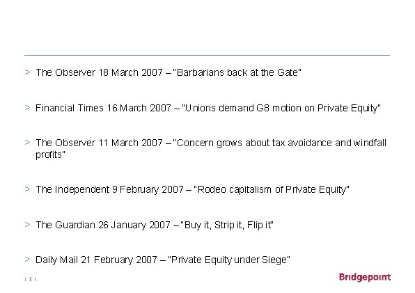 > The Observer 18 March 2007 – “Barbarians back at the Gate” > Financial