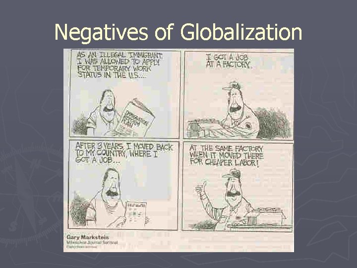 Negatives of Globalization 