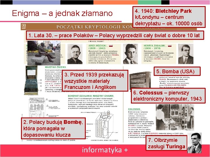 Enigma – a jednak złamano 4. 1940: Bletchley Park k/Londynu – centrum dekryptażu –