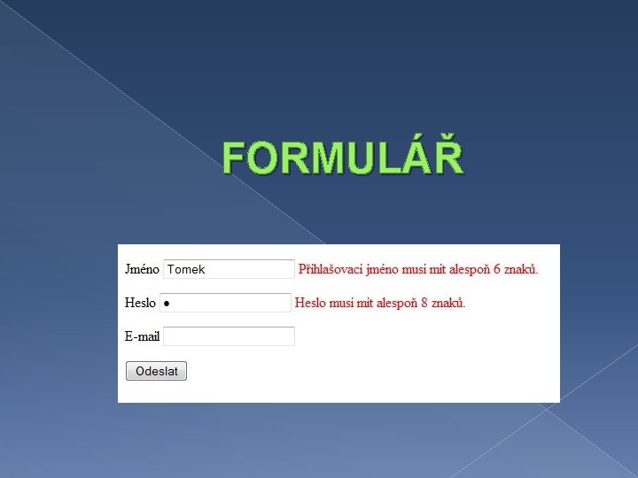 FORMULÁŘ 