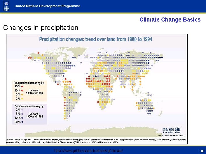 Climate Change Basics Changes in precipitation http: //www. grida. no/publications/vg/climate/ 10 