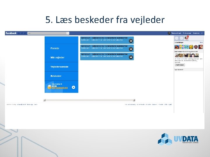 5. Læs beskeder fra vejleder 