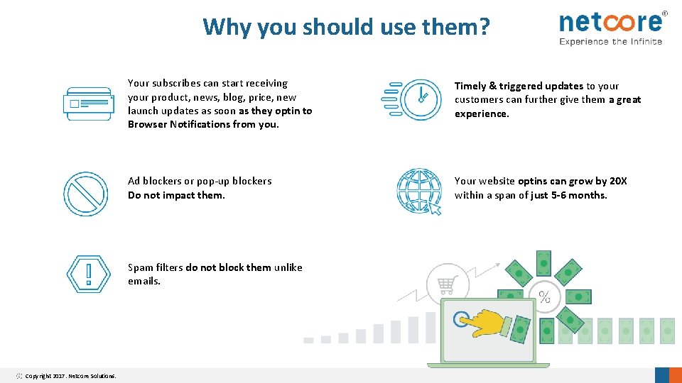 Why you should use them? Your subscribes can start receiving your product, news, blog,