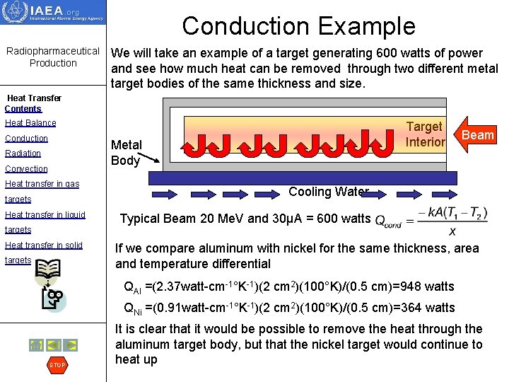 Conduction Example Radiopharmaceutical Production We will take an example of a target generating 600