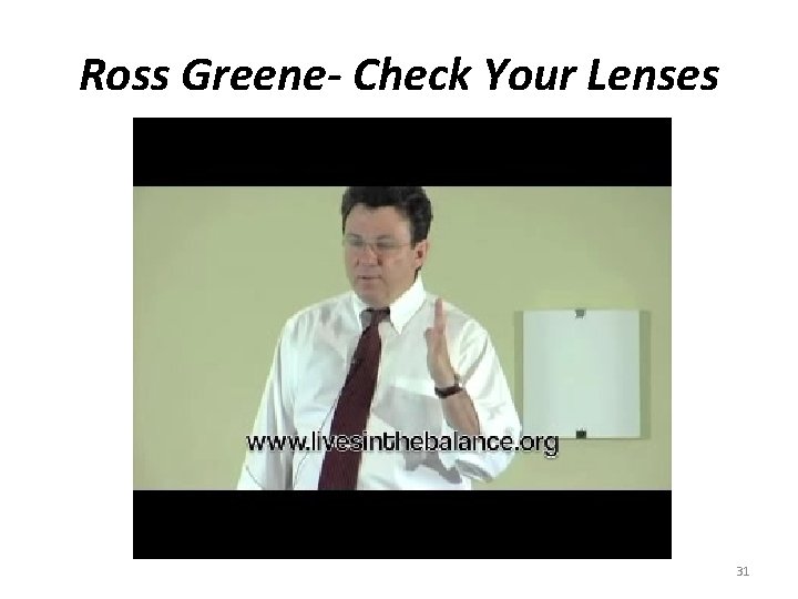 Ross Greene- Check Your Lenses 31 