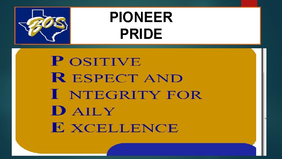 PIONEER PRIDE 