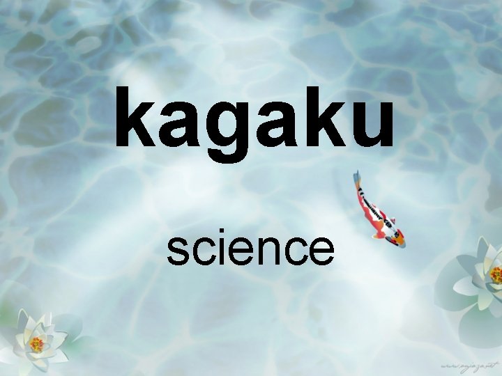 kagaku science 