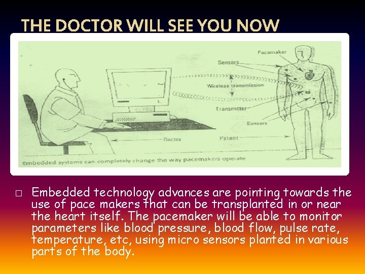 THE DOCTOR WILL SEE YOU NOW � Embedded technology advances are pointing towards the