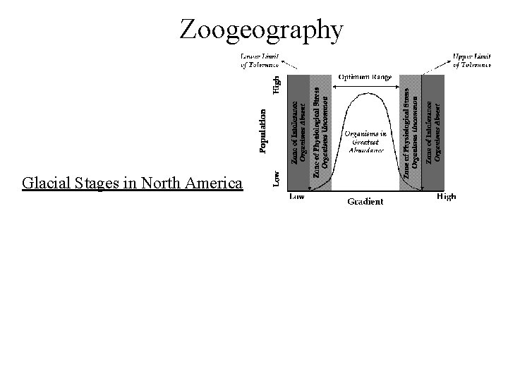 Zoogeography Glacial Stages in North America 