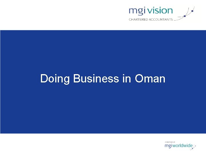 Doing Business in Oman 