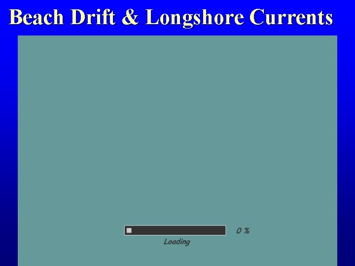 Beach Drift & Longshore Currents 
