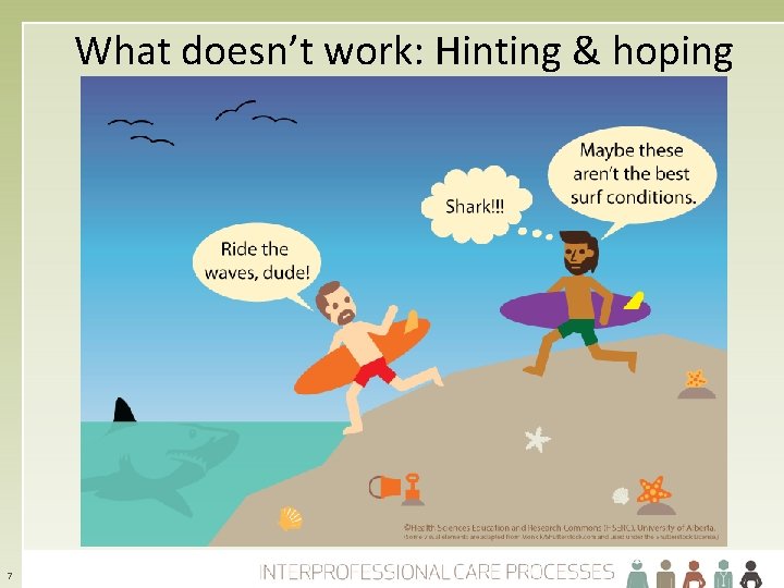 What doesn’t work: Hinting & hoping 7 