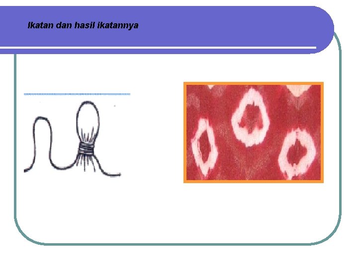 Ikatan dan hasil ikatannya 