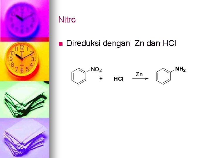 Nitro n Direduksi dengan Zn dan HCl 