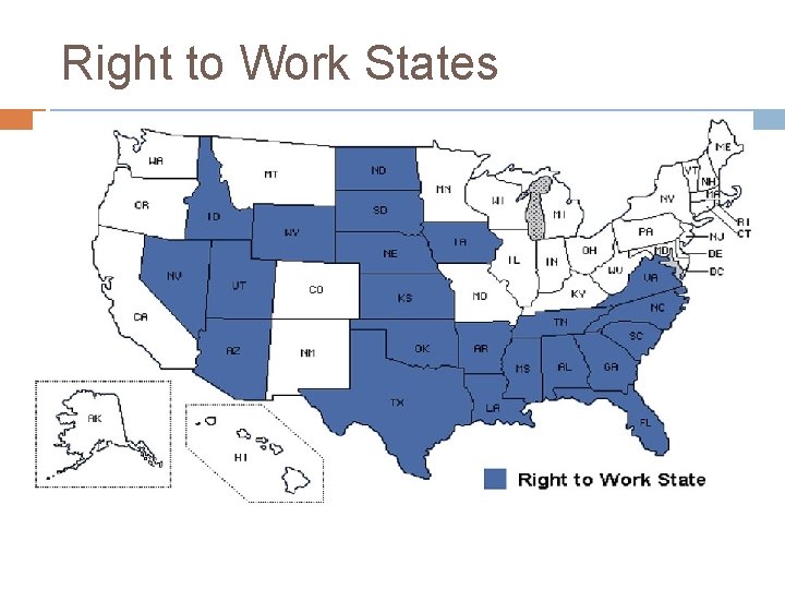 Right to Work States 