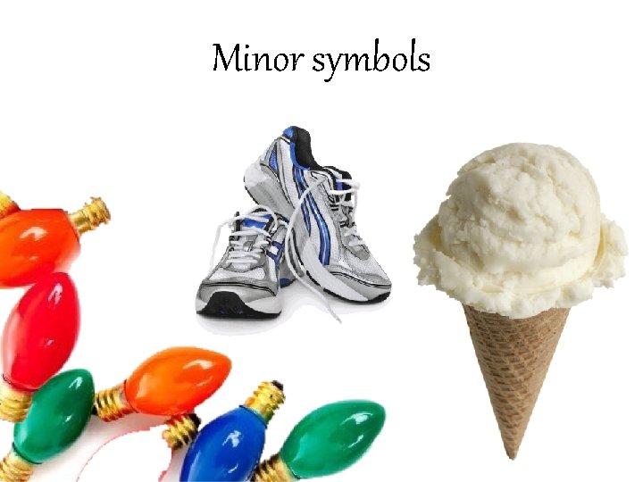 Minor symbols Minor symbols