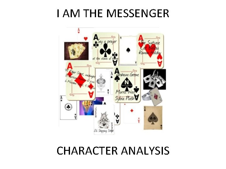 I AM THE MESSENGER CHARACTER ANALYSIS I AM THE MESSENGER CHARACTER ANALYSIS