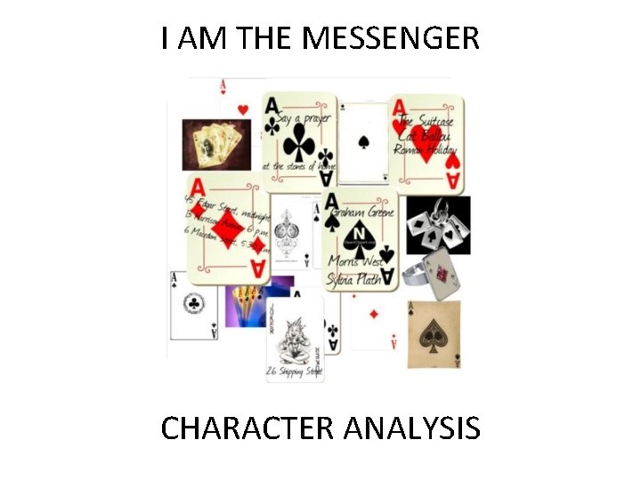 I AM THE MESSENGER CHARACTER ANALYSIS 