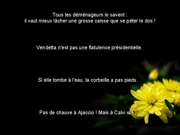 Tous les déménageurs le savent : il vaut mieux lâcher une grosse caisse que