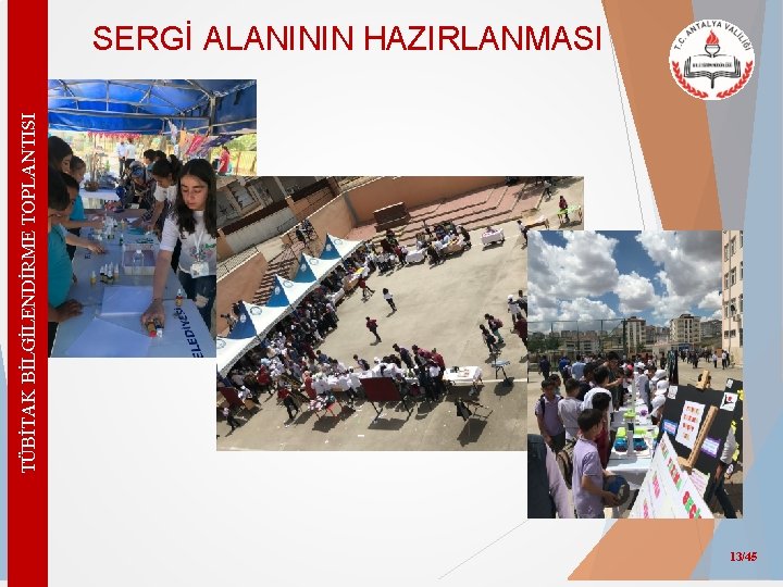 TÜBİTAK BİLGİLENDİRME TOPLANTISI SERGİ ALANININ HAZIRLANMASI 13/45 