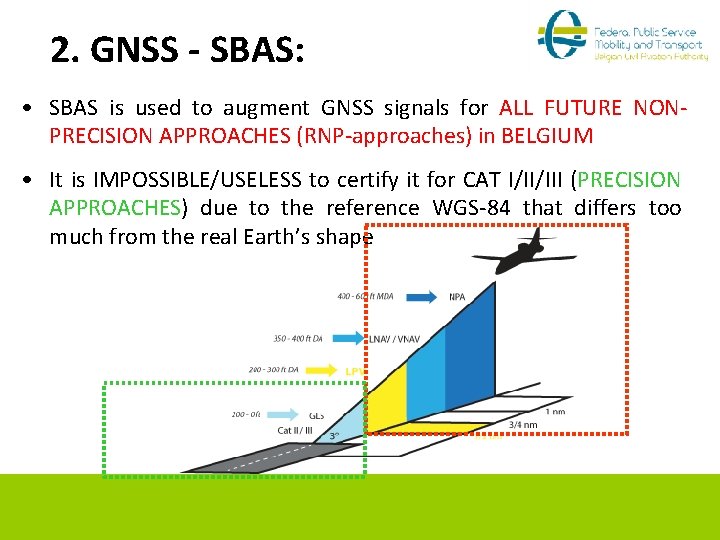 2. GNSS - SBAS: • SBAS is used to augment GNSS signals for ALL