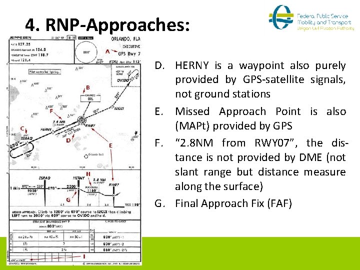 4. RNP-Approaches: D. HERNY is a waypoint also purely provided by GPS-satellite signals, not