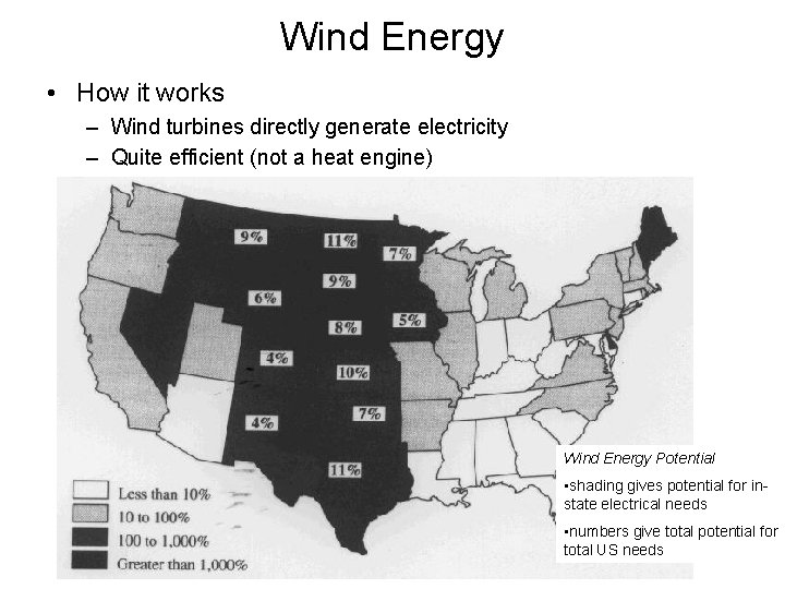 Wind Energy • How it works – Wind turbines directly generate electricity – Quite Wind Energy • How it works – Wind turbines directly generate electricity – Quite