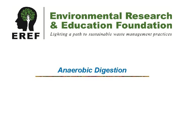 Anaerobic Digestion 