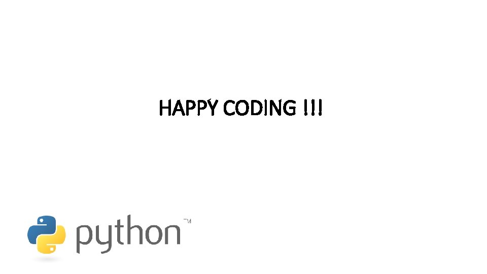 HAPPY CODING !!! 