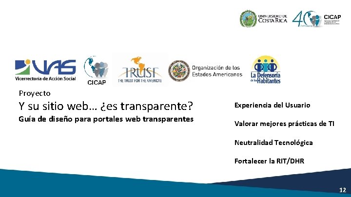 Proyecto Y su sitio web… ¿es transparente? Guía de diseño para portales web transparentes