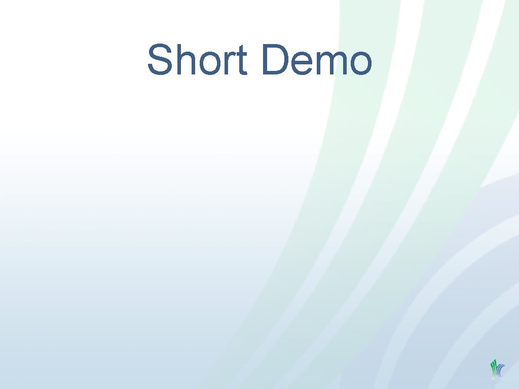 Short Demo 