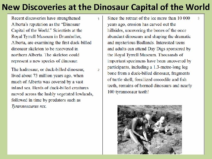 New Discoveries at the Dinosaur Capital of the World 
